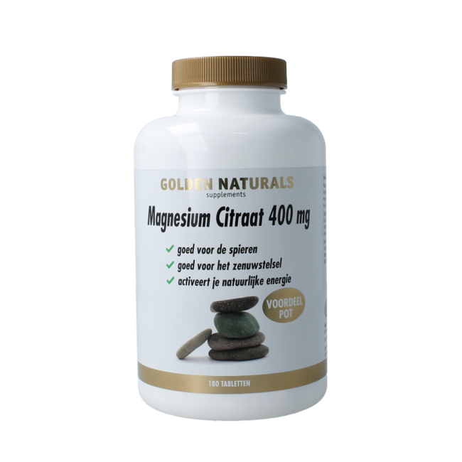 Citrato de magnesio 400 mg 180 comprimidos