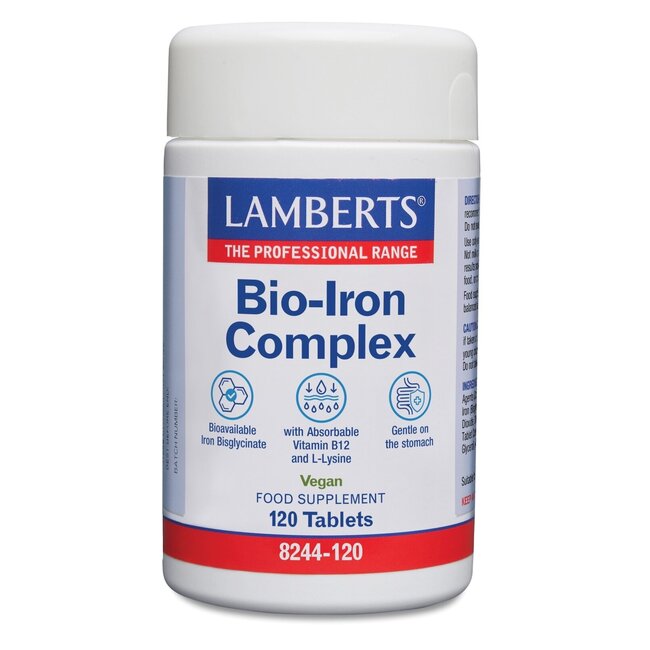 Lamberts Bio-ijzer complex 120 Tabletten