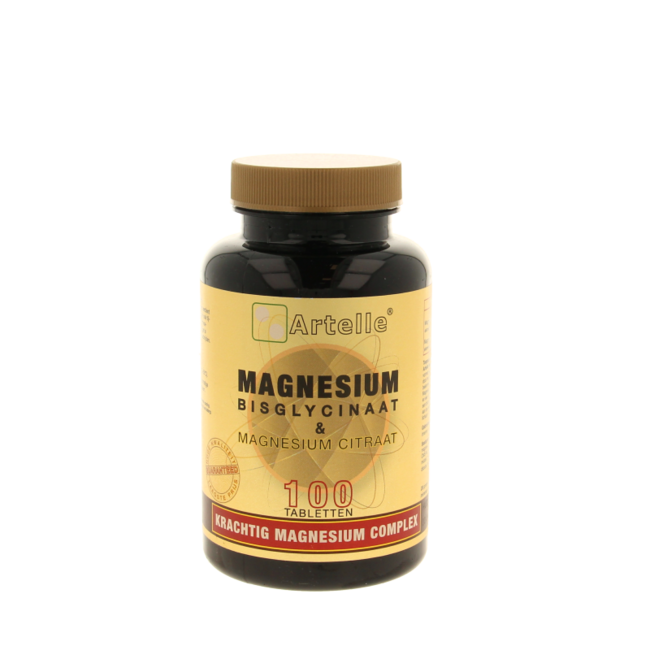 Artelle Magnésium bisglycinate & citrate 100 comprimés