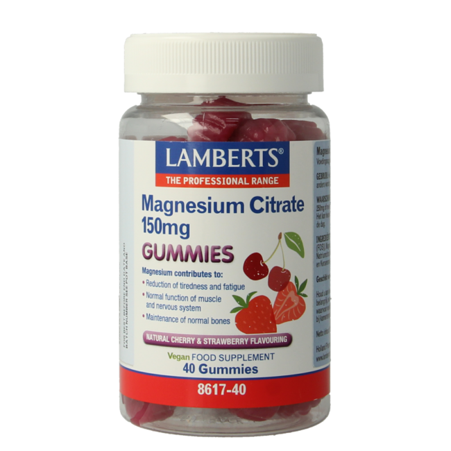 Lamberts Magnesium Citrate 40 Gummies
