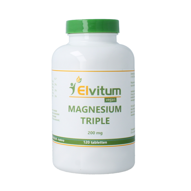 Elvitum Magnesio triple 200 mg 120 comprimidos