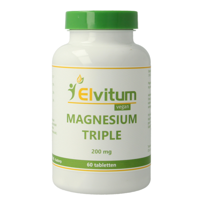 Elvitum Magnez potrójny 200mg 60 tabletek