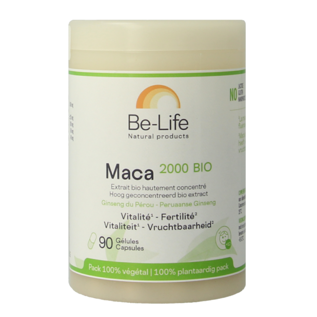 Be-Life Maca 2000 Organic 90 Capsules