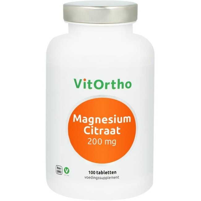 VitOrtho Cytrynian Magnezu 200 mg 100 Tabletek