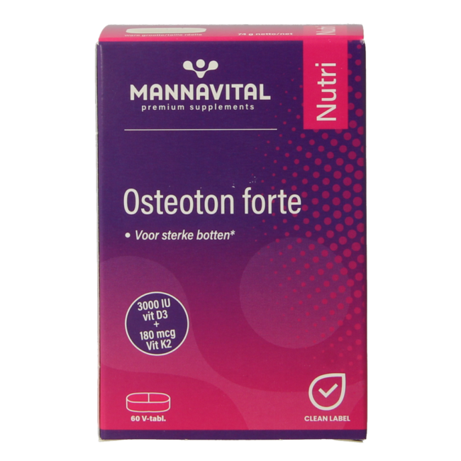 Mannavital Osteoton forte 60 comprimidos