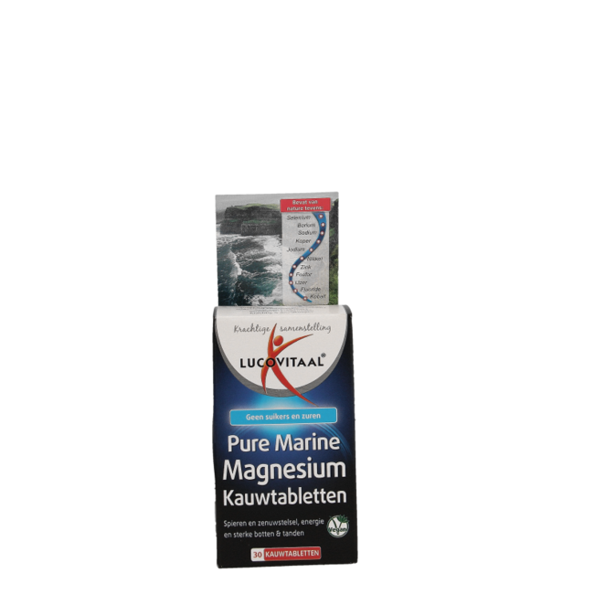 Lucovitaal Pure Marine Magnesium 30 Chewable Tablets