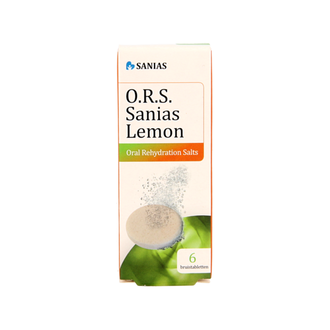 Sanias ORS limón comprimidos efervescentes 6 unidades