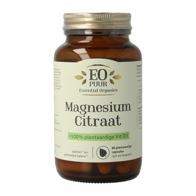 Citrato di Magnesio Puro 60 Capsule Vegetali