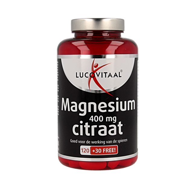 Lucovitaal Citrato de Magnesio 400mg 150 Comprimidos