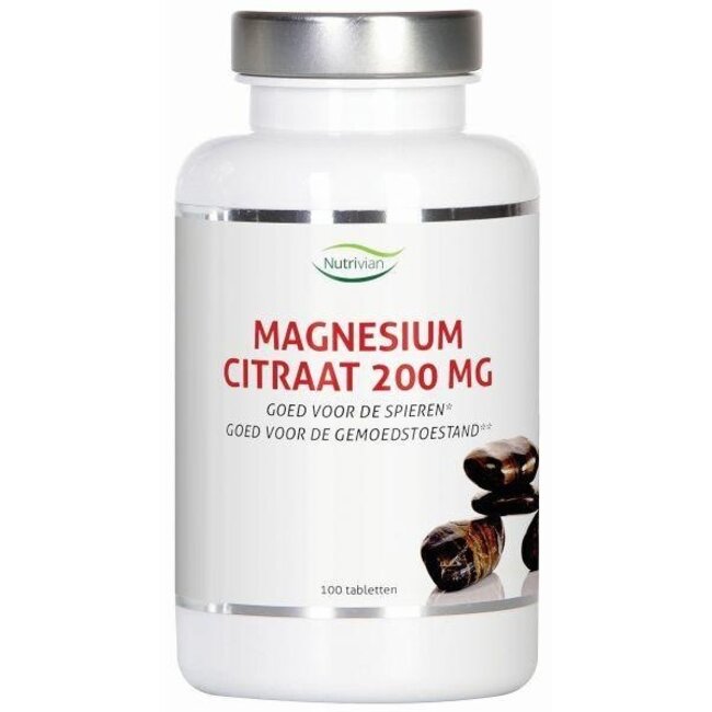 Nutrivian Magnesium Citrate 200 mg 100 Tablets