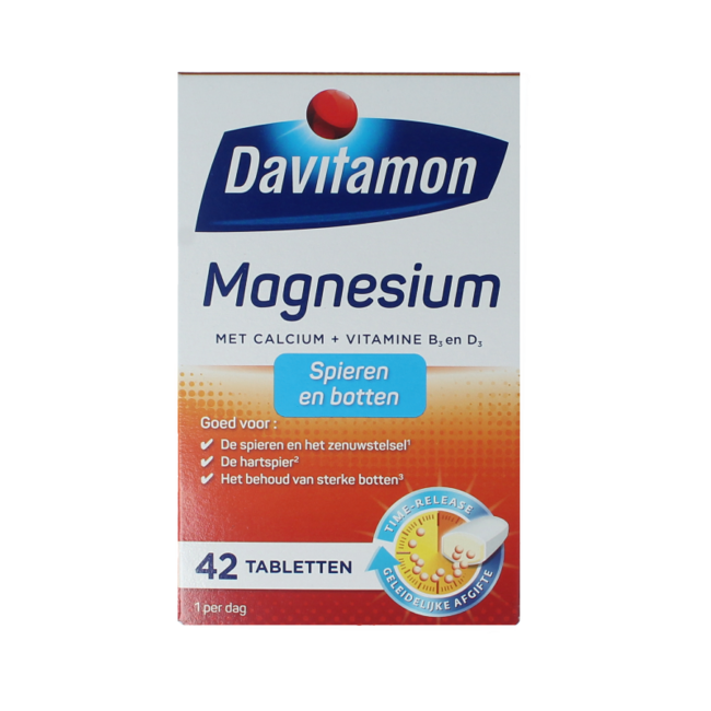 Davitamon Magnesio músculos y huesos 42 Comprimidos