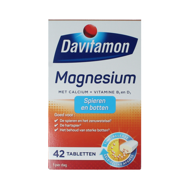 Davitamon Magnesium Muskeln und Knochen 42 Tabletten