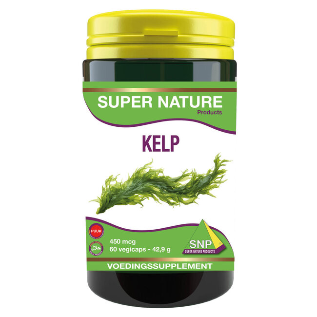 SNP Kelp yodo puro 450 mcg 60 cápsulas vegetales