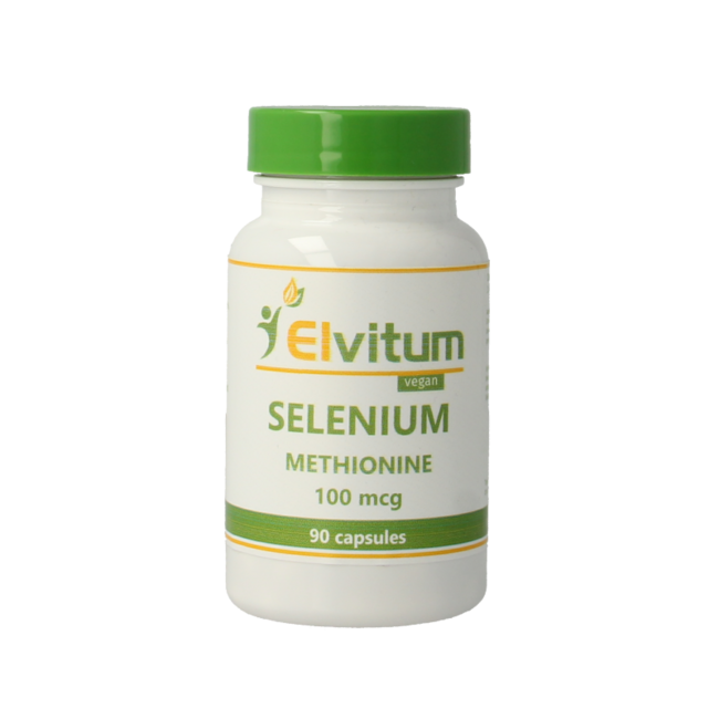 Elvitum Selenium Methionine 100mcg 90 Vegetarian Capsules