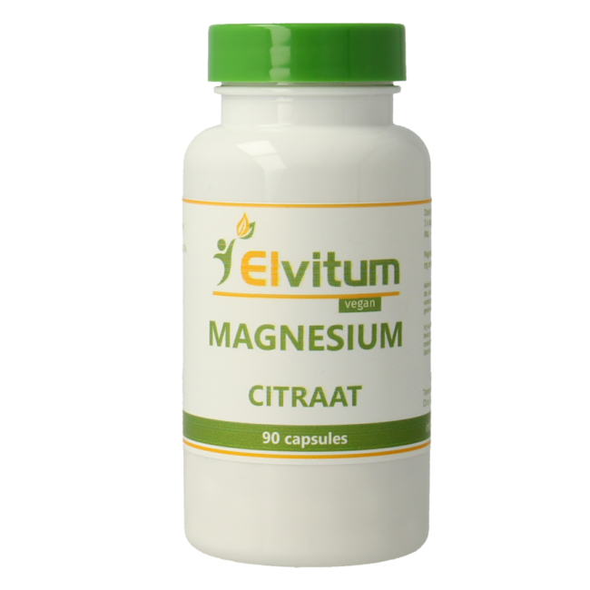 Citrato de magnesio 90 cápsulas vegetales