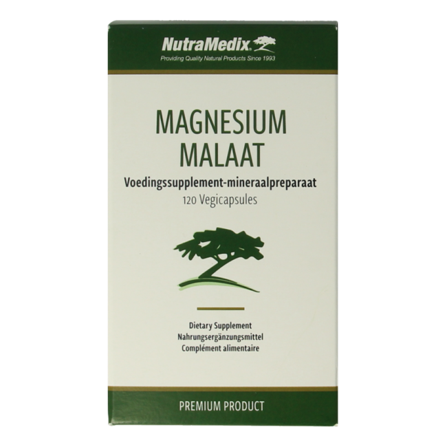 Malato de magnesio 120 cápsulas vegetales
