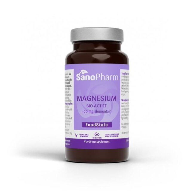 SanoPharm FoodState Magnesium 100 mg 60 Tabletten