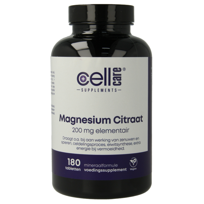 CellCare Magnesium 200mg elementair 180 Tabletten