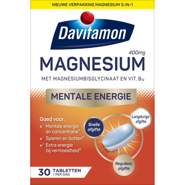 Davitamon Magnesium Mental Energy 30 Tablets