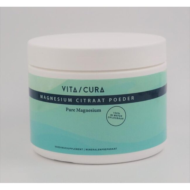 Vitacura Magnesiumcitrat-Pulver 200 Gramm