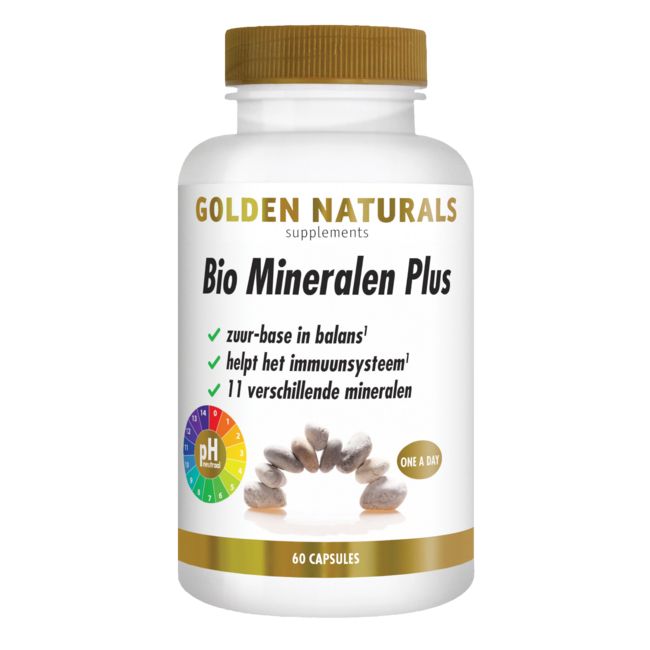 Golden Naturals Bio Minéraux Plus 60 gélules végétales