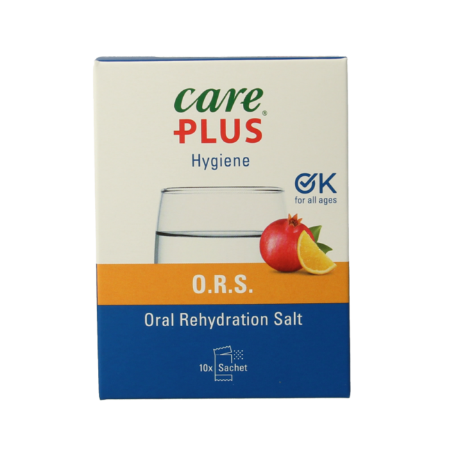 Care Plus ORS granada naranja 10 sobres