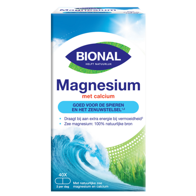 Magnésium marin calcium 40 gélules