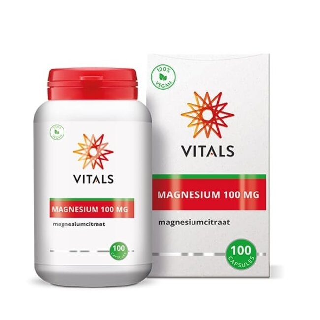 Magnesium Citrate 100 mg 100 Capsules