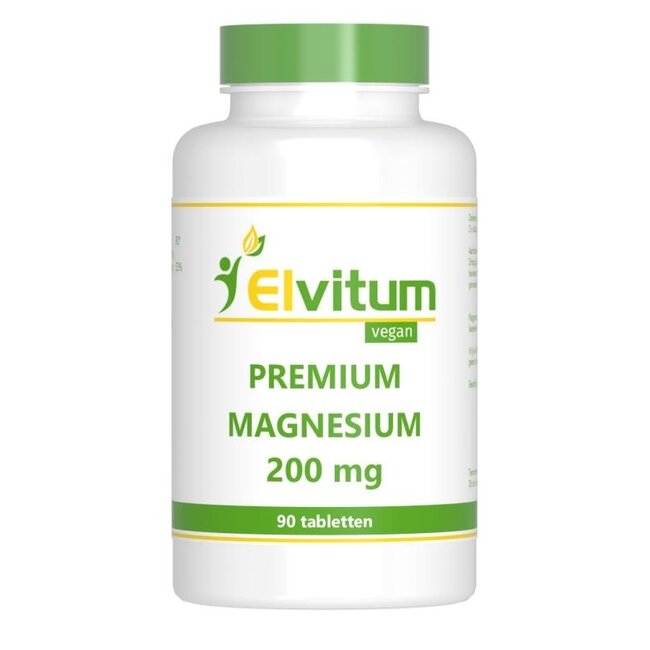 Elvitum Premium Magnesium 200mg 90 Tablets