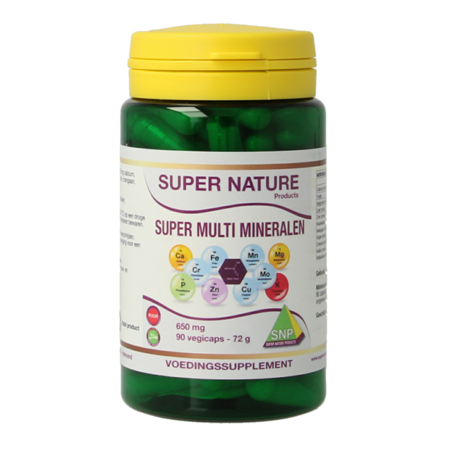 SNP Super multi minerały 650mg czyste 90 Kapsułek wegetariańskich