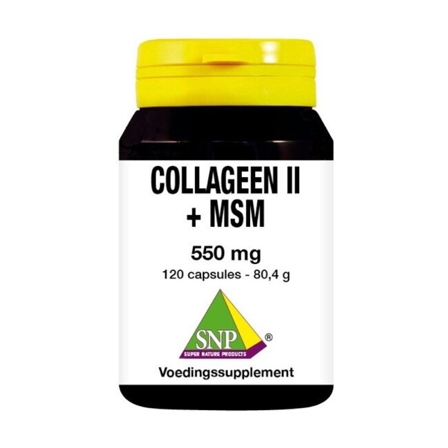 SNP Collagen II + MSM 120 Capsules