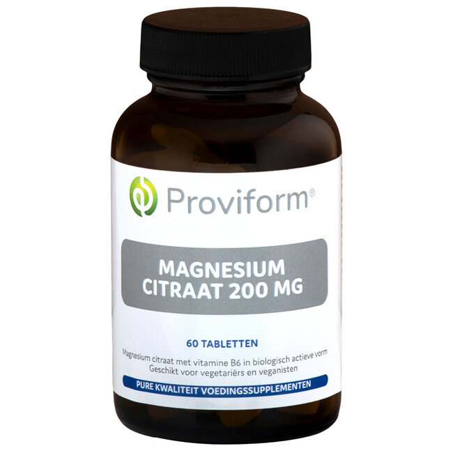 Cytrynian magnezu 200 mg i B6 60 tabletek