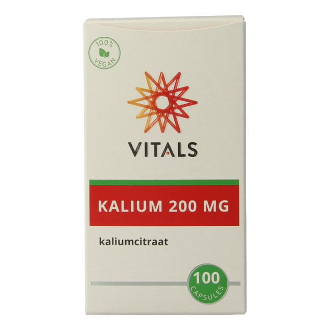 Kalium citraat 200 mg 100 Capsules