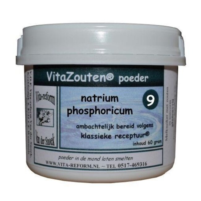 Vitazouten Natrium phosphoricum en polvo n.º 09 60 gramos