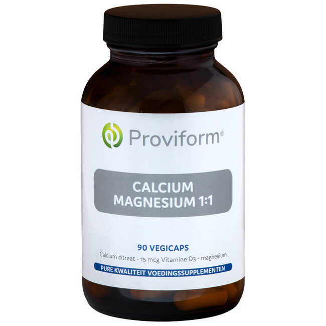 Proviform Calcium Magnesium 1:1 & D3 90 vegetarische Kapseln