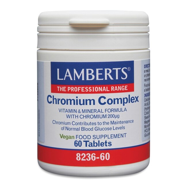 Lamberts Complexe de Chrome 60 comprimés