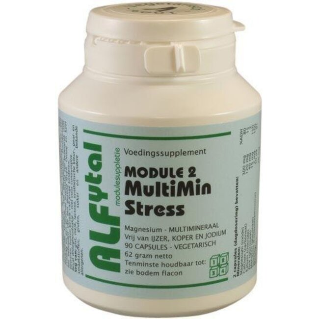 Alfytal MultiMin Stress Magnesium Multi-Mineral 90 Vegetarian Capsules