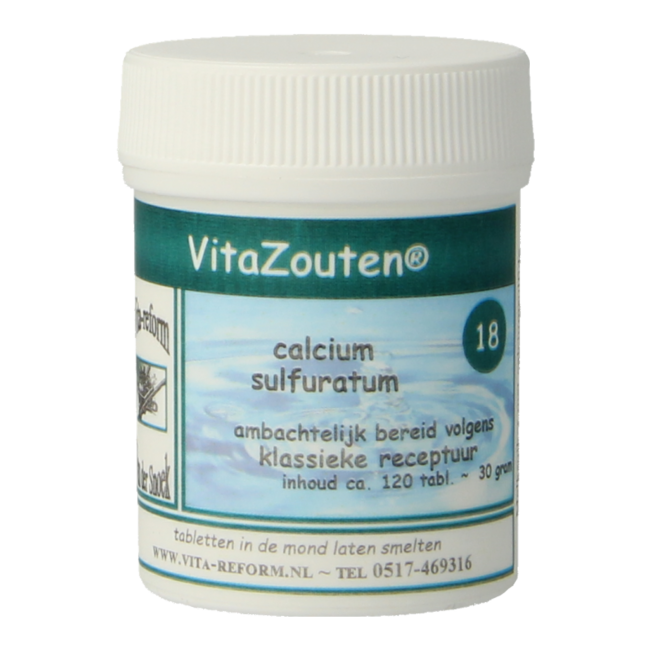Vitazouten Calcium sulfuratum VitaZout n° 18 120 comprimés