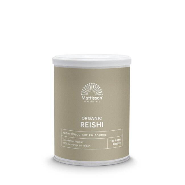 Mattisson Organic reishi poeder bio 100 Gram