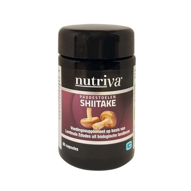 Nutriva Shiitake bio 60 Kapsułek