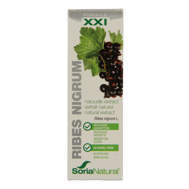 Soria Natural Estratto di Ribes nigrum XXI 50 Millilitri