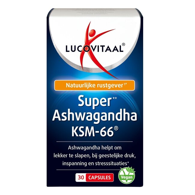 Lucovitaal Ashwagandha KSM-66 30 Cápsulas