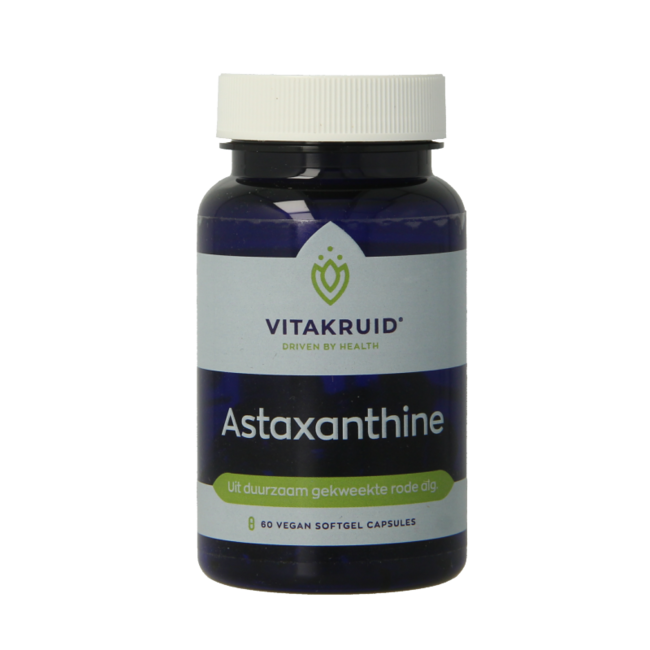 Astaxanthine Astapure 4mg duurzaam gekweekte alg 60 Vegetarische capsules