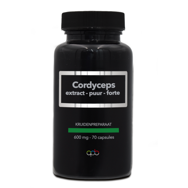 APB Holland Estratto di Cordyceps puro forte 600mg 70 Capsule