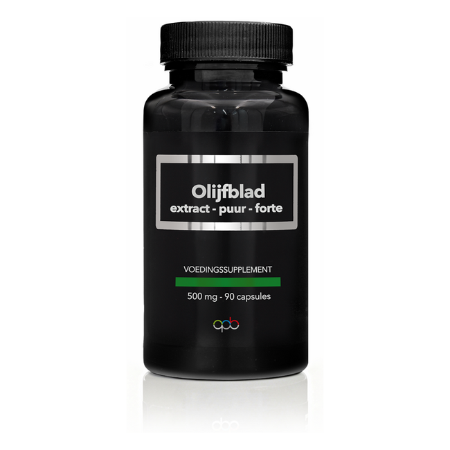 APB Holland Ekstrakt z liści oliwnych forte czysty 500mg 90 Kapsułek