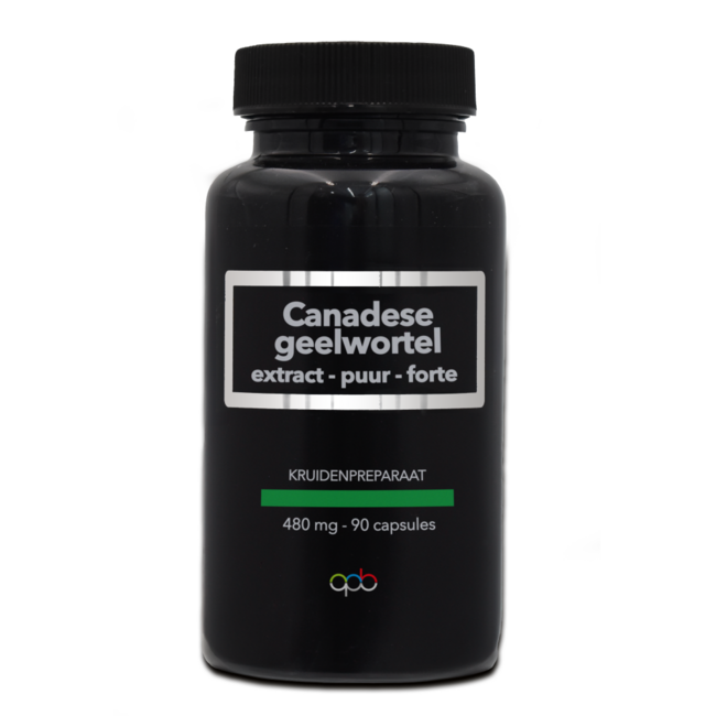 APB Holland Canadese geelwortel extract puur forte 480mg 90 Vegetarische capsules