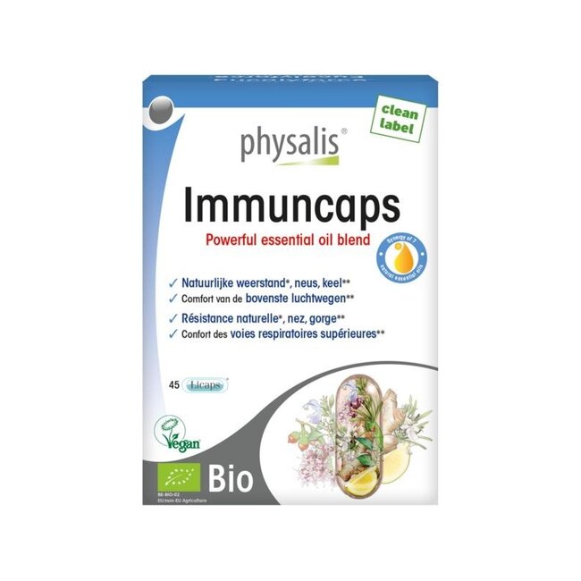 Physalis Immuncaps bio 45 capsules molles
