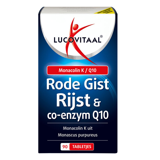 Lucovitaal Red Yeast Rice + Coenzyme Q10 90 Tablets