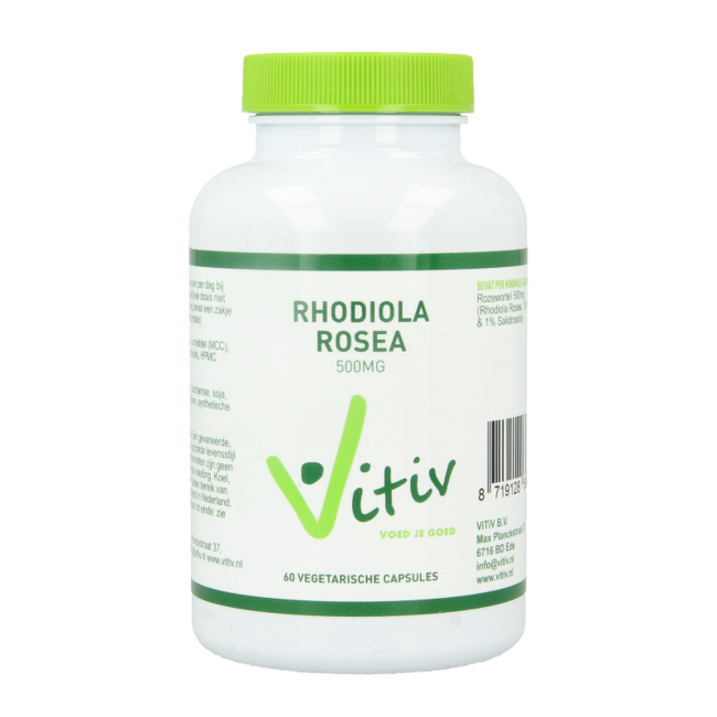 Vitiv Rhodiola rosea 500mg 60 Kapsułek wegetariańskich