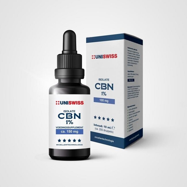 Uniswiss CBN isolate 1% (water-soluble) 10 Millilitres